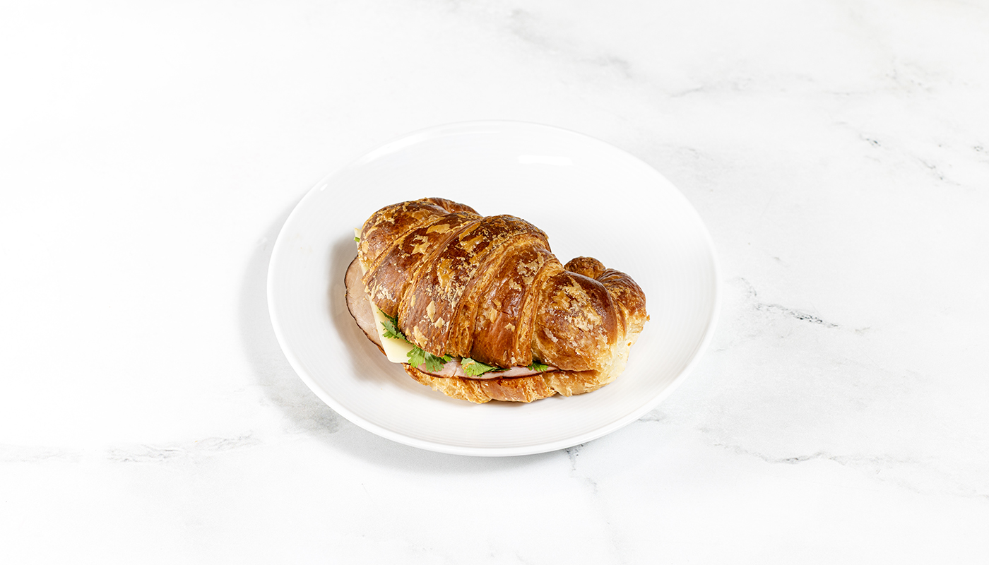Ham & Cheese Cilantro Croissant