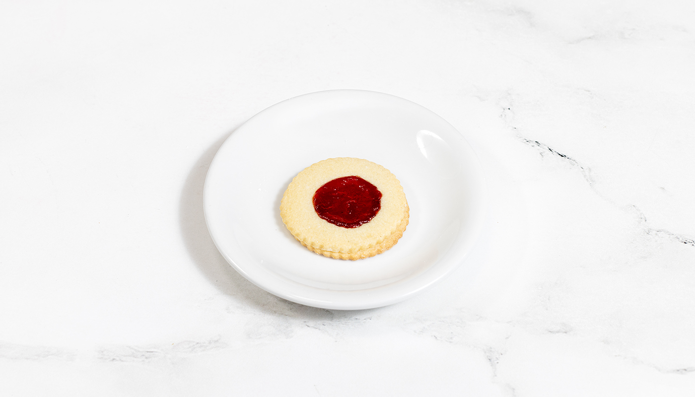 Raspberry Shortbread Cookie